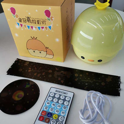 Nattlampa kyckling med projektor Bluetooth