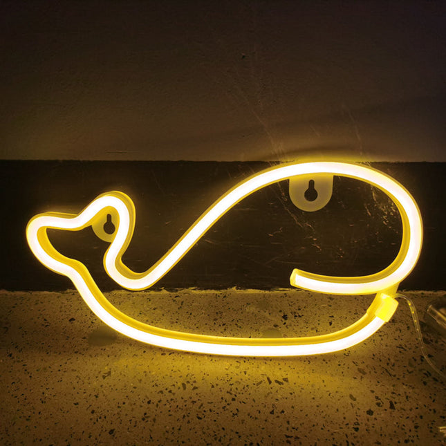 Neonlampa val LED väggdekoration