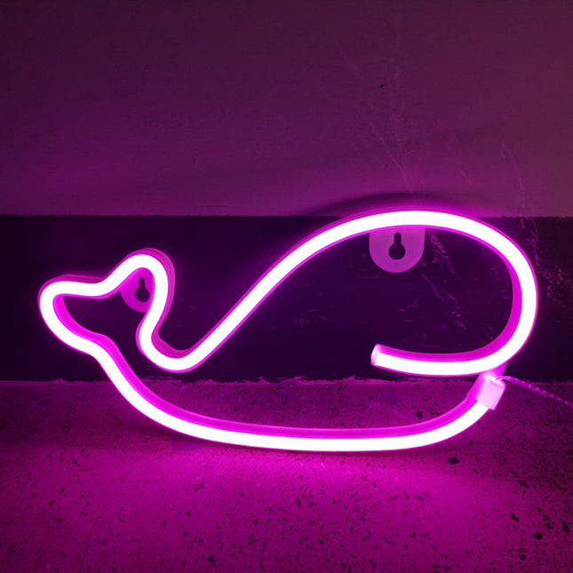 Neonlampa val LED väggdekoration