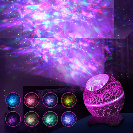 Projektorlampa galax stjärnhimmel i äggform