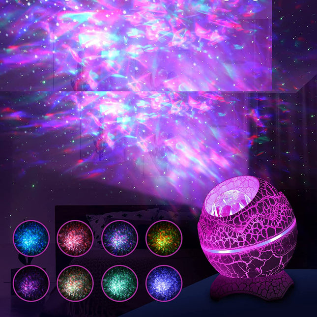 Projektorlampa galax stjärnhimmel i äggform