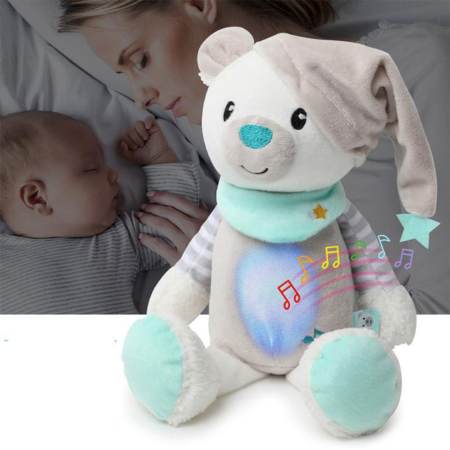 Gosedjur nallebjörn med nattlampa