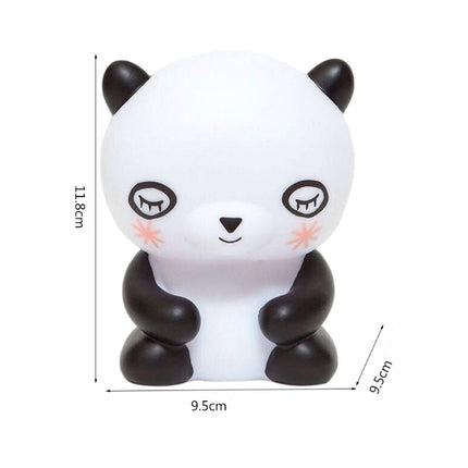 Mjuk silikon nattlampa panda för bebis