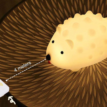 Laddningsbar igelkott nattlampa i silikon