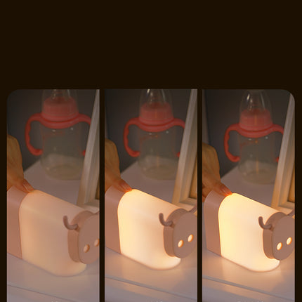 Söt nattlampa för barn ko