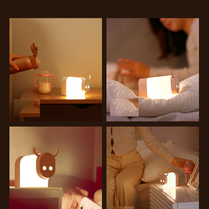 Söt nattlampa för barn ko