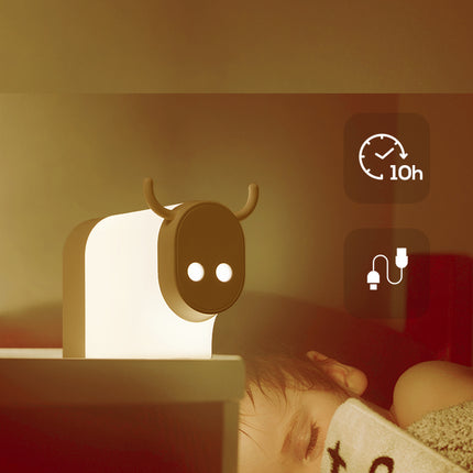 Söt nattlampa för barn ko