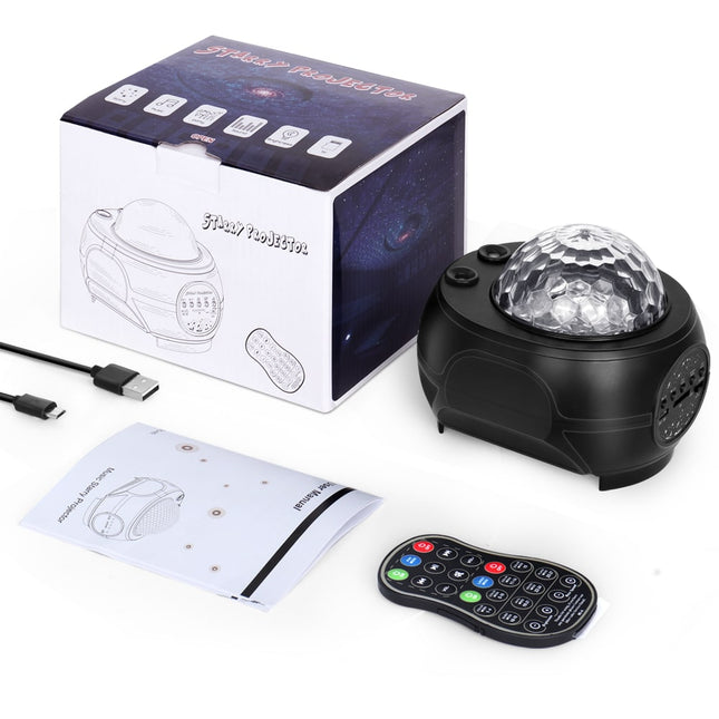 Stjärnhimmel projektor med Bluetooth högtalare