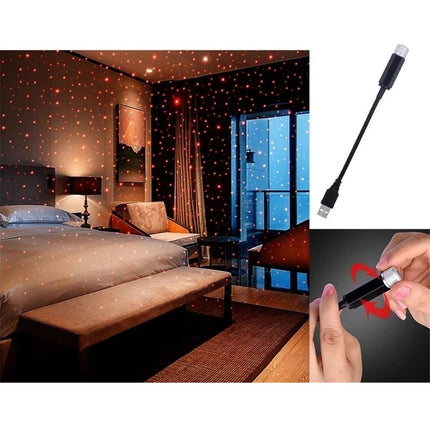 Mini USB-projektor med stjärnhimmel effekt