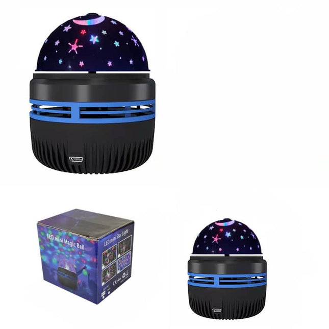 LED projektor nattlampa med stjärnhimmel