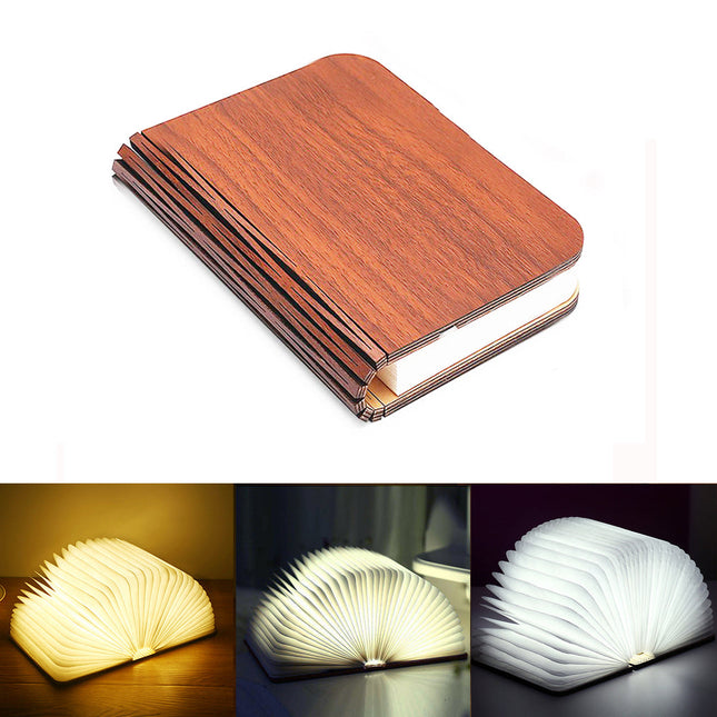 Uppladdningsbar vikbar boklampa med USB
