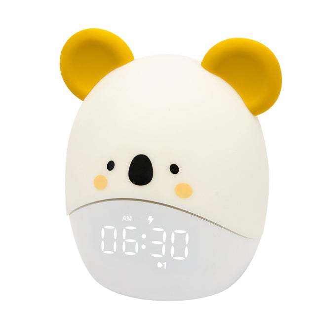 Digital väckarklocka med nattlampa koala