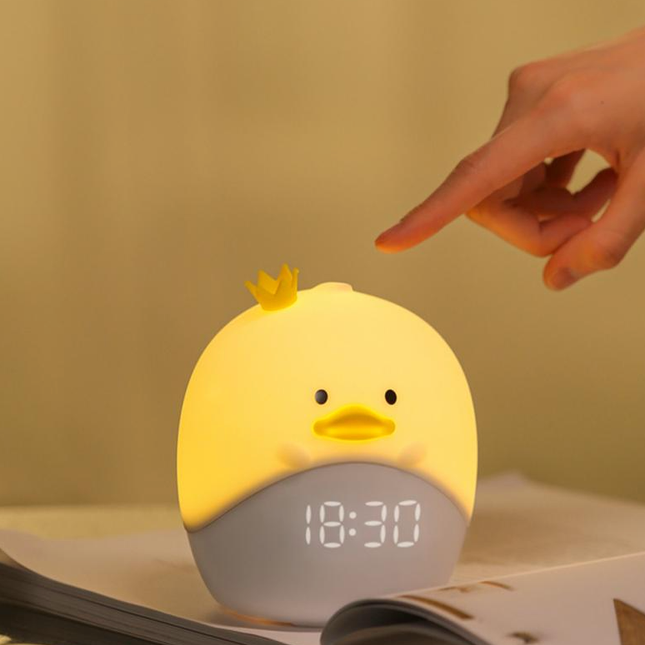 Digital väckarklocka för barn kyckling