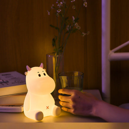 Dimbar nattlampa ko i silikon