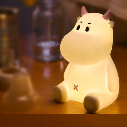 Dimbar nattlampa ko i silikon