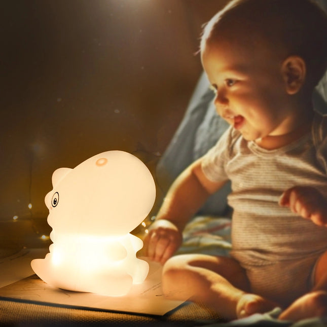 LED nattlampa dinosaurie för baby